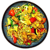 26 Gebratene Nudeln mit Tofu