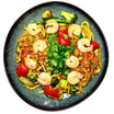 35 Japanische Udon Nudeln mit Garnelen