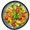 32 Japanische Udon Nudeln mit Rindfleisch