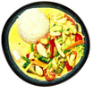 51 Thai Curry Rot mit Hühnerfleisch