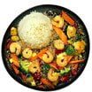 75 Honey Sesam Sauce mit Garnelen