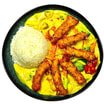 93 Panaeng Sauce mit Crispy Chicken